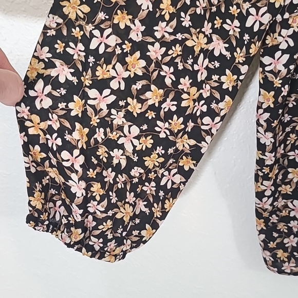 *NWT* MOA MOA Women's Long Sleeve Floral Peplum Top, size 2X - Picture 4 of 8